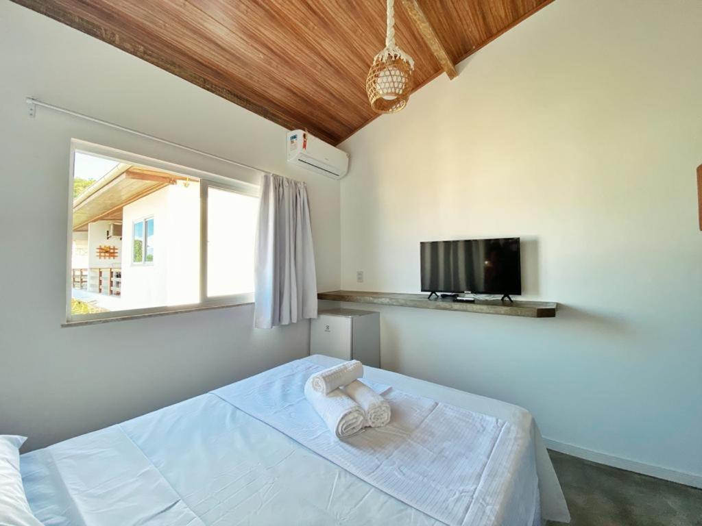 Pousada Primeira Praia Suites モロ・デ・サンパウロ エクステリア 写真