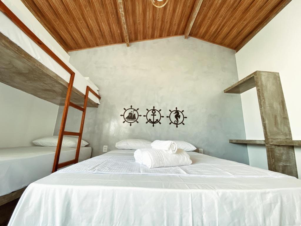 Pousada Primeira Praia Suites モロ・デ・サンパウロ エクステリア 写真