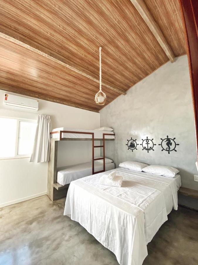 Pousada Primeira Praia Suites モロ・デ・サンパウロ エクステリア 写真