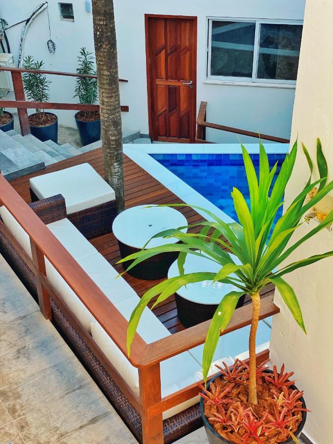 Pousada Primeira Praia Suites モロ・デ・サンパウロ エクステリア 写真
