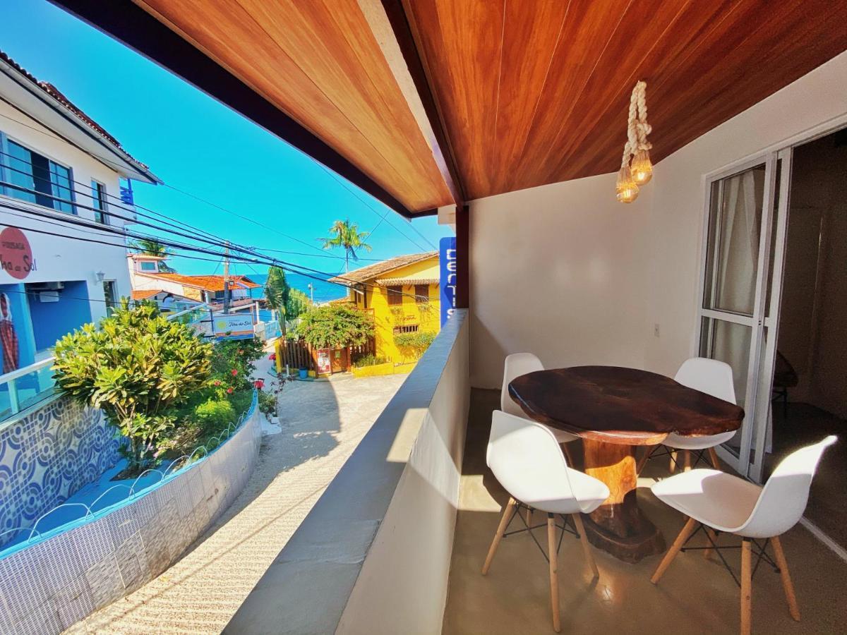 Pousada Primeira Praia Suites モロ・デ・サンパウロ エクステリア 写真