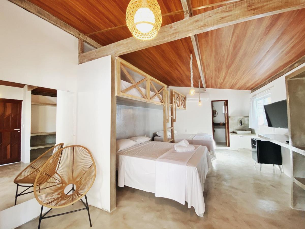 Pousada Primeira Praia Suites モロ・デ・サンパウロ エクステリア 写真