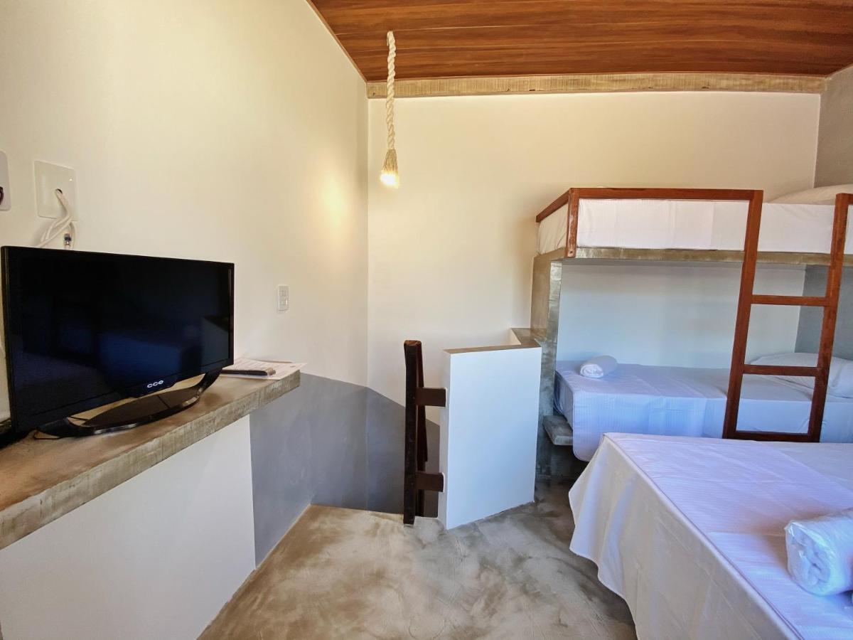 Pousada Primeira Praia Suites モロ・デ・サンパウロ エクステリア 写真