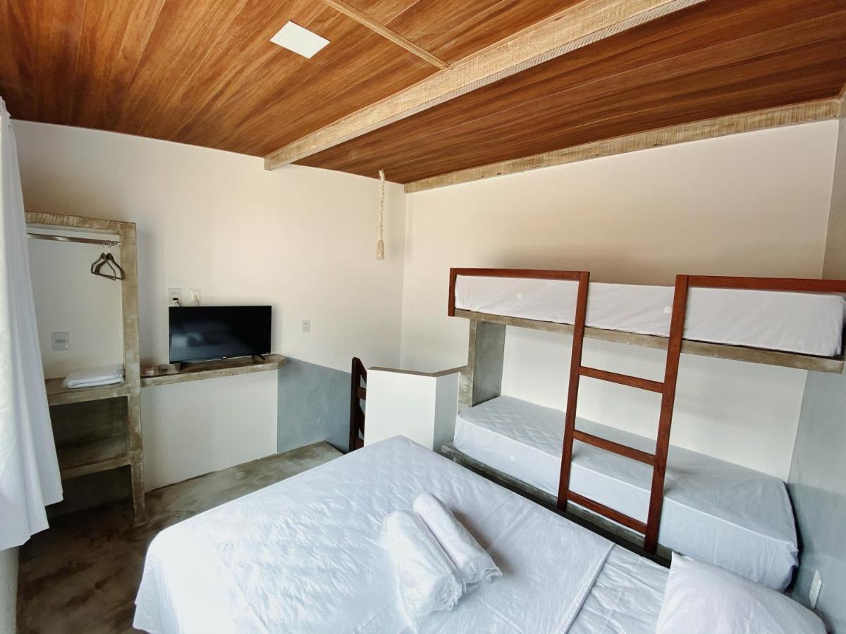 Pousada Primeira Praia Suites モロ・デ・サンパウロ エクステリア 写真